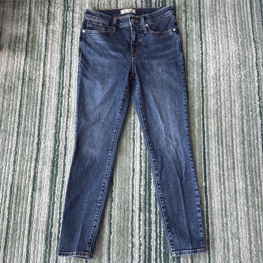 Madewell 9” mid-rise skinny jeans in Ravine Wash - Picture 2 of 7